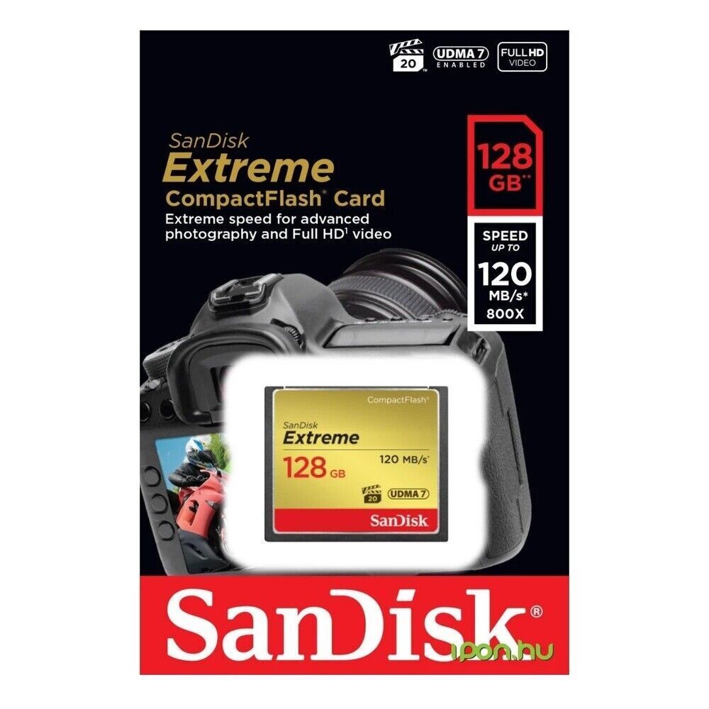 SanDisk Extreme CompactFlash Memory Card 