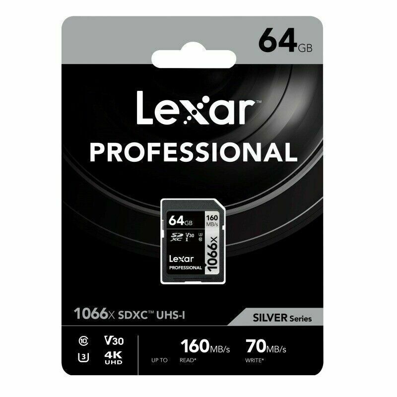 Lexar Professional 1066x SDXC UHS-I Card Silver Series - Veloreo