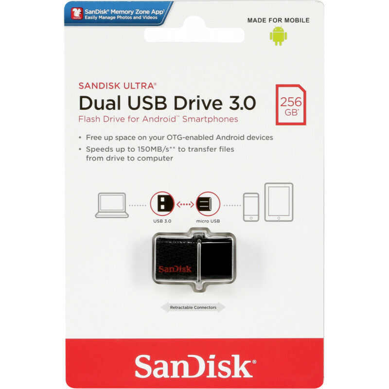 SanDisk Ultra Dual Micro USB Drive 3.0 Android