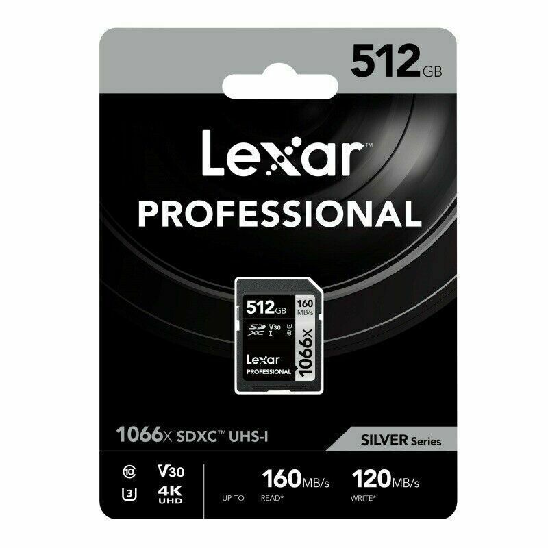 Lexar Professional 1066x SDXC UHS-I Card Silver Series - Veloreo