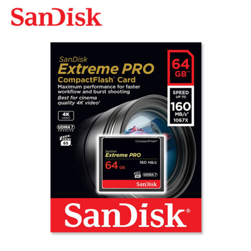 SanDisk Extreme Pro Compact Flash Memory Card UDMA 7 - Veloreo