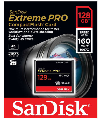SanDisk Extreme Pro Compact Flash Memory Card UDMA 7 - Veloreo