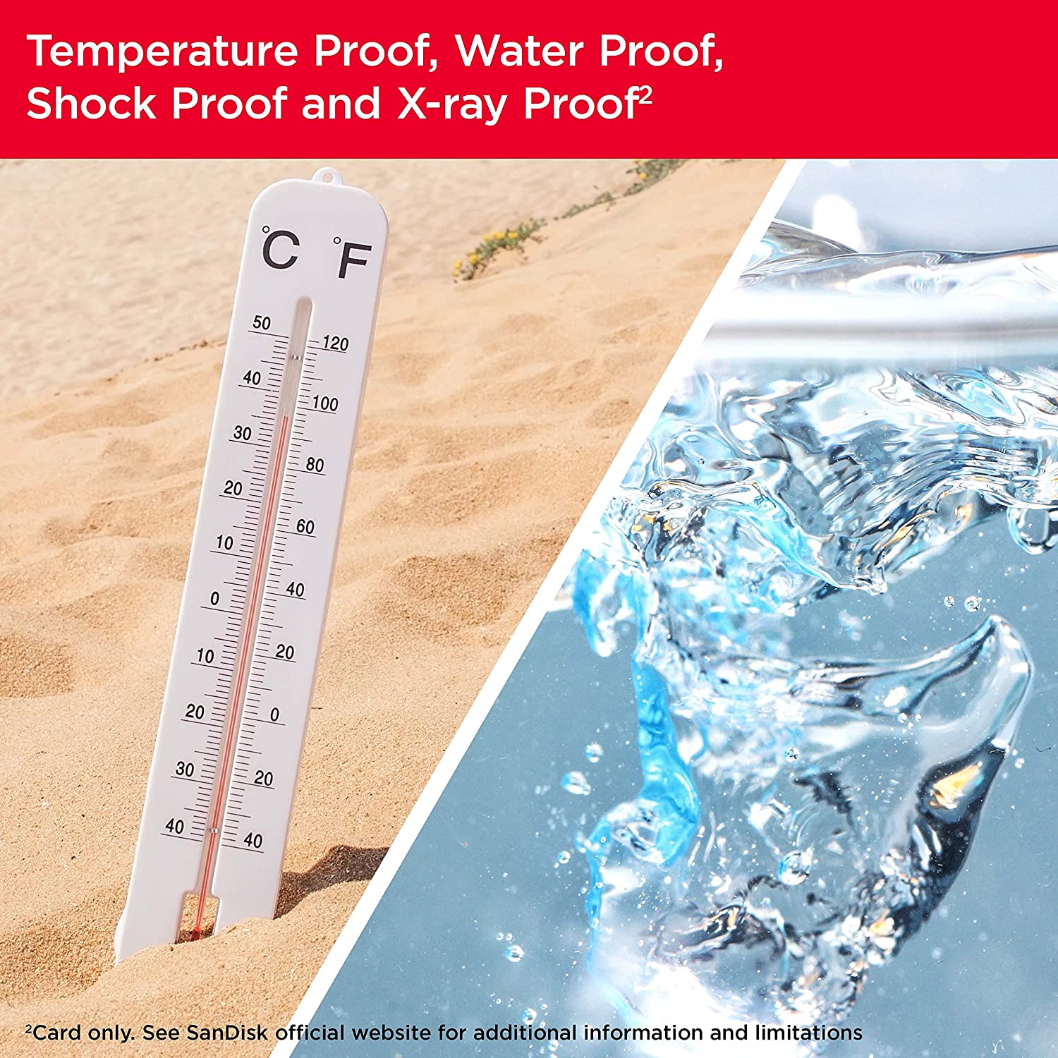 temperature proof water proof shock proof and x ray proof